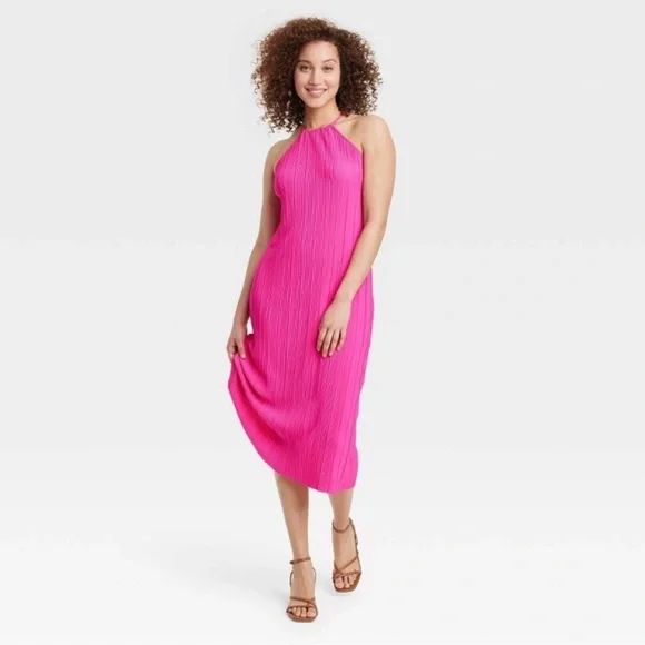 a new day | Dresses | A New Day Womens Knit Plisse Midi Shift Dress Hot Pink Size Large Worn Once | Poshmark a new day | Dresses | A New Day Womens Knit Plisse Midi Shift Dress Hot Pink Size Large Worn Once | Poshmark